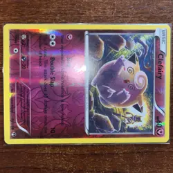 Pokemon XY Breakpoint Reverse Holo Clefairy W/ Hypno In Background NM 81/122 - Image 1