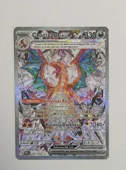 Charizard ex 223/197 SIR Obsidian Flames SV03 Pokemon TCG Pack Fresh Mint - Image 2