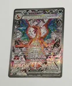 Charizard ex 223/197 SIR Obsidian Flames SV03 Pokemon TCG Pack Fresh Mint - Image 3