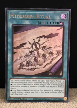 Yu-Gi-Oh TCG Mitsurugi Ritual SUDA-EN095 Ultra Rare Lightly Played - Image 1