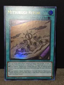 Yu-Gi-Oh TCG Mitsurugi Ritual SUDA-EN095 Ultra Rare Lightly Played - Image 2