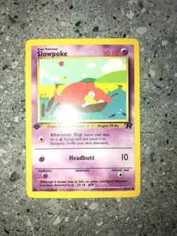 Pokemon TCG Cards 1st Edition Slowpoke 67/82 Team Rocket NM-M - Image 3