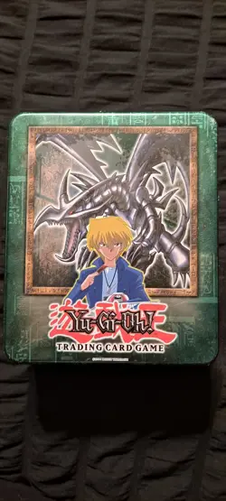 YUGIOH 2002 Red Eyes B Dragon Joey Booster Pack Tin - SEALED - Image 1
