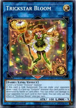 Trickstar Bloom #FLOD-EN039 Yugioh Lightly played 1st Ediion - Image 1