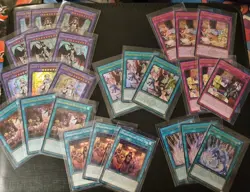 57 Dragonmaid Deck Core YUGIOH NM Lady's Cehrmba Parlor Kitchen Tidying Playsets - Image 2