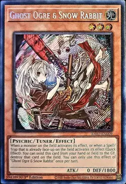 Yugioh! - Ghost Ogre & Snow Rabbit - RA02-EN009 - Secret Rare - 1'st - NM/M - Image 1
