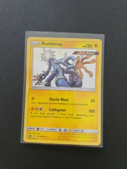 Pokemon Card Xurkitree SV14 Sun & Moon: Hidden Fates - Shiny Vault Near Mint Hol - Image 1