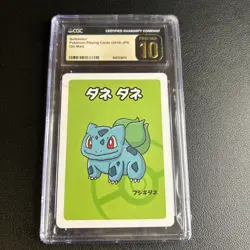 2019 POKEMON PLAYING CARDS JPN OLD MAID BULBASAUR CGC 10 PRISTINE - Image 1