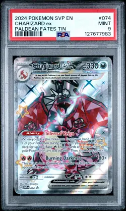 Charizard ex 074 Sv: Scarlet & Violet Promo Cards Holo PSA 9 - Image 1