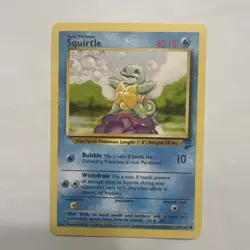 SQUIRTLE - Base Set 2 - 93/130 - Common - Pokemon Card - NM Near Mint - Image 1