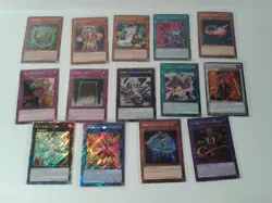 YuGiOh! RA04 lot of 14 cards "platinum secret rareU" NM - Image 1