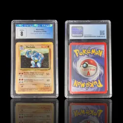 1999 Pokemon Card Machoke 34/102 Trainer Deck A Brock's Deck CGC 8 NM/M - Image 1