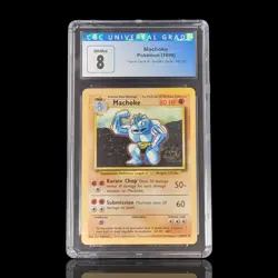 1999 Pokemon Card Machoke 34/102 Trainer Deck A Brock's Deck CGC 8 NM/M - Image 2