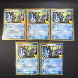 Pokemon Celebrations Mimikyu Black Star Promo Rare Card Lot Of 5 - Image 1