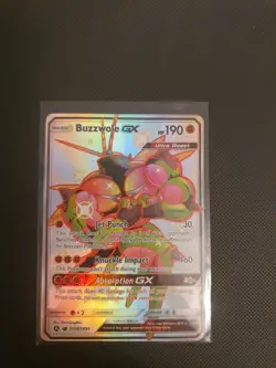 Buzzwole GX SV68/SV94 | Full Art Shiny Vault Hidden Fates Pokemon Card - Image 1