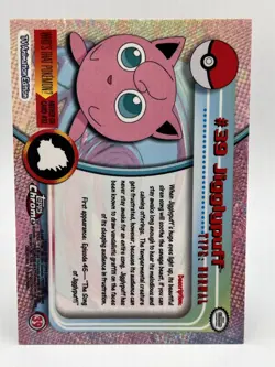 Pokemon Card Topps Chrome Jigglypuff #39 NM - Image 5