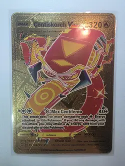 Centiskorch VMAX SV109/SV122 Fan Art Display Card Gold Card G-Max Centiferno💥💥 - Image 1