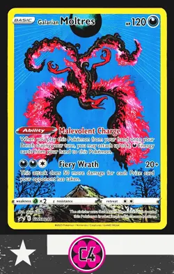 SWSH: Sword & Shield Promo Cards #SWSH284 Galarian Moltres - Image 1