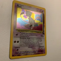 Pokemon TCG Black Star Promo Card 9 Holo Mew -LP-NM Swirl ?? - Image 3