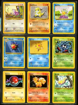 1999 Pokemon BASE SET Unlimited Edition COMPLETE Non Holo COMMON Cards Lot NM+ - Image 4