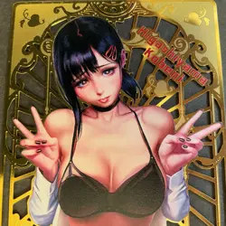 WES - Goddess Story Gold METAL Card - Serial Number #042/200! Kobeni Chainsaw - Image 2