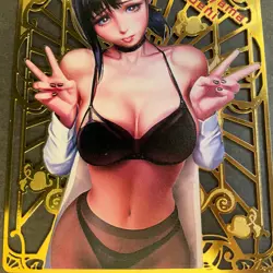WES - Goddess Story Gold METAL Card - Serial Number #042/200! Kobeni Chainsaw - Image 3