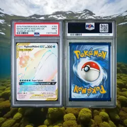 2019 Pokemon Tag Team Magikarp & Wailord GX Team Up Secret 183 PSA 9 Graded Card - Image 2