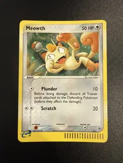 Meowth 013 Black Star Promo 2003 Holo Rare Pokemon Card Nintendo - Image 1