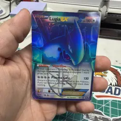 Pokemon TCG Lugia EX Legendary Treasures Holo Rare Card 102/113 - Image 1