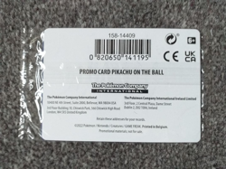 Pikachu On The Ball 001/005 Special Futsal Promo Pokemon Card New & Sealed - Image 2