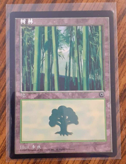 MTG Portal Simplified Chinese Alternate ART Forest B in NM condition - Image 1