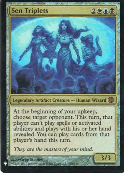 MTG: The List Reprints: Foil Sen Triplets: Lightly Played Condition - Image 1