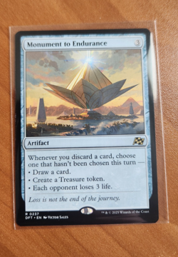 Magic MTG Monument to Endurance DFT 0237 Regular Rare - NM condition - Image 1