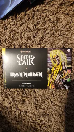 Secret Lair x Iron Maiden: Album Art - Rainbow Foil MTG - Image 1
