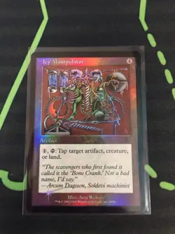MTG Magic The Gathering Icy Manipulator Foil LP Retro FvG Artifact Commander - Image 1