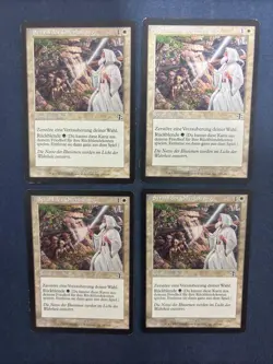 MTG 4X GERMAN JUDGMENT RAY OF REVELATION MAGIC THE GATHERING WHITE COMMON - Image 5