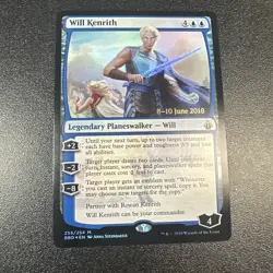 MTG Magic the Gathering Will Kenrith 255/254 Battlebond Foil Rare Promo NM JL - Image 1
