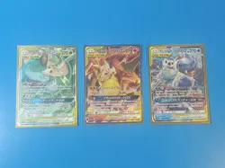 Pokemon card Charizard & Blastoise & Venusaur GX RR 3set Remix bout SM11a Ultra - Image 1
