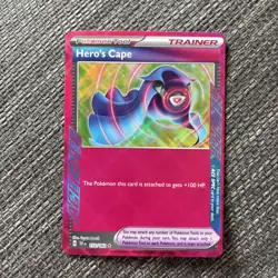 Hero's Cape 152/162 - Ace Spec Rare - Temporal Forces set- Pokemon TCG - Image 1
