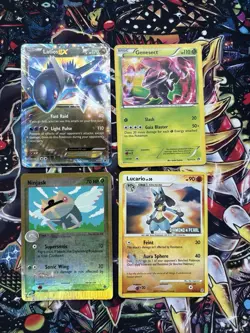 Pokemon Card Lot of 4 Mixed Vintage/Modern Lot Holo Rares DMG - Image 1