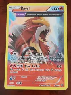Pokemon TCG Entei Ancient Origins 15/98 Holo Holo Rare - Image 1