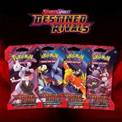 Pokemon TCG: Destined Rivals Sleeved Booster Packs. 20 Pack Box - Image 1