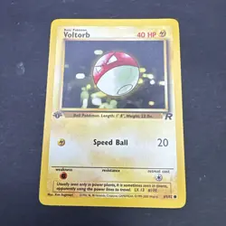 Pokemon Tcg Team Rocket 1st Edition Voltorb 69/82 NM WOTC - Image 1