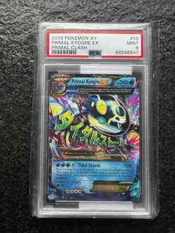 Pokemon 2015 XY Primal Clash - Primal Kyogre EX #55 PSA 9 - Carta Gradata - Image 1