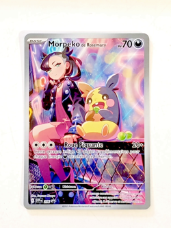 CARTE POKEMON FULL ART MORPEKO DE ROSEMARY PROMO SVP 206 FR NEUVE NM - Image 1
