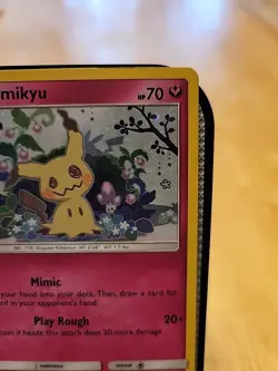Mimikyu Sun & Moon Black Star Promo SM163 Holo Pokemon TCG - Image 4