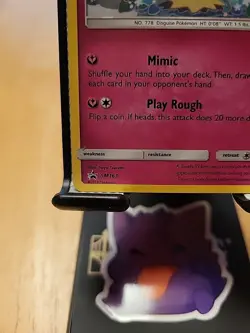 Mimikyu Sun & Moon Black Star Promo SM163 Holo Pokemon TCG - Image 5
