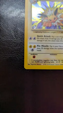 Pokemon TCG Jolteon 4/64 Jungle Unlimited Holo Rare LP - Image 4