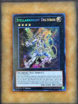 Yugioh Stellarknight Delteros MP15-EN098 Secret Rare 1st Ed NM - Image 1