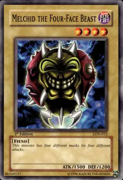 Melchid The Four-Face Beast - 1st Edition LON-012 - NM - YuGiOh - Image 1
